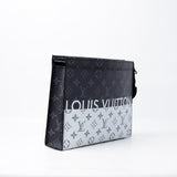 Louis Vuitton Pochette Voyage Monogram Eclipse Split Outdoor MM Black/White (Dot Perfect) - Photo 3