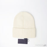 Prada Triangle logo Beige Beanie - Photo 2