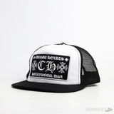 LA Chrome Hearts CH Trucker Black White Cap - Photo 1