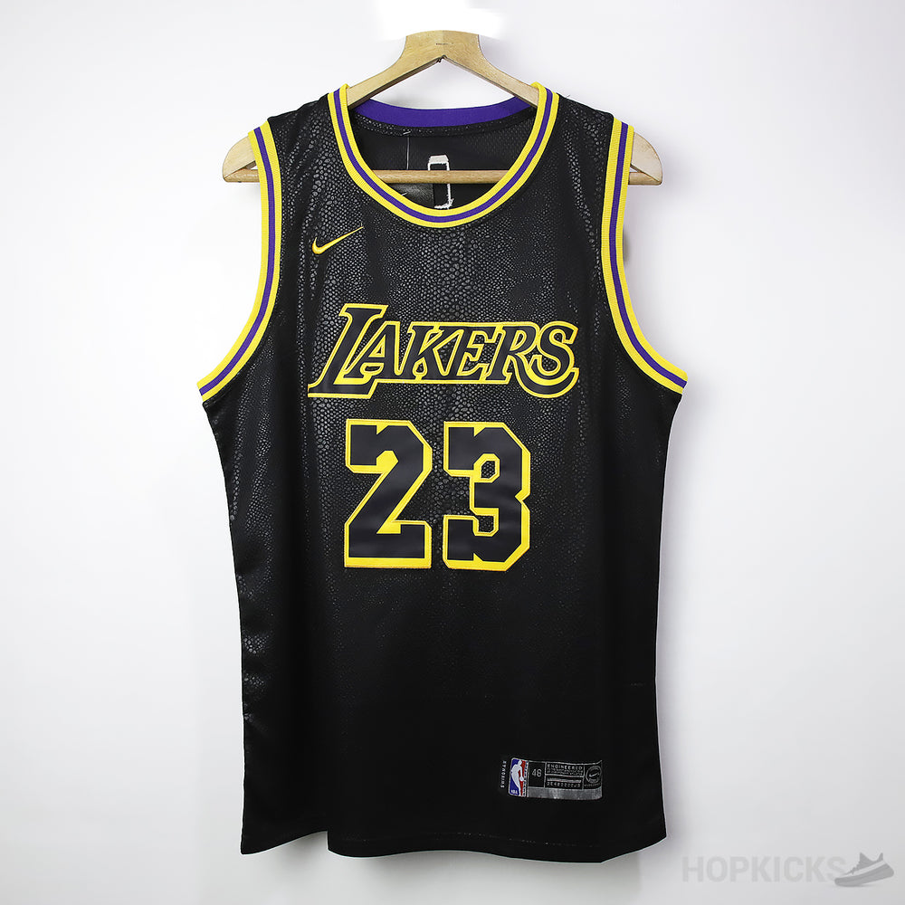 NBA Los Angeles Lakers No.23 James Black Jersey