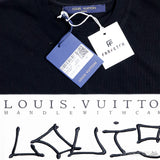 LV Signature Print Black T-Shirt - Photo 4