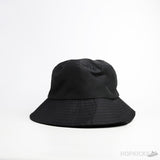 Prada Red Striped Logo Nylon Bucket Black Hat - Photo 2