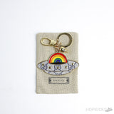 Gucci UFO GG Metal Keychain Gold - Photo 1