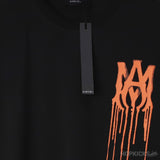 AMIRI Red Printed Black T-Shirt - Photo 6