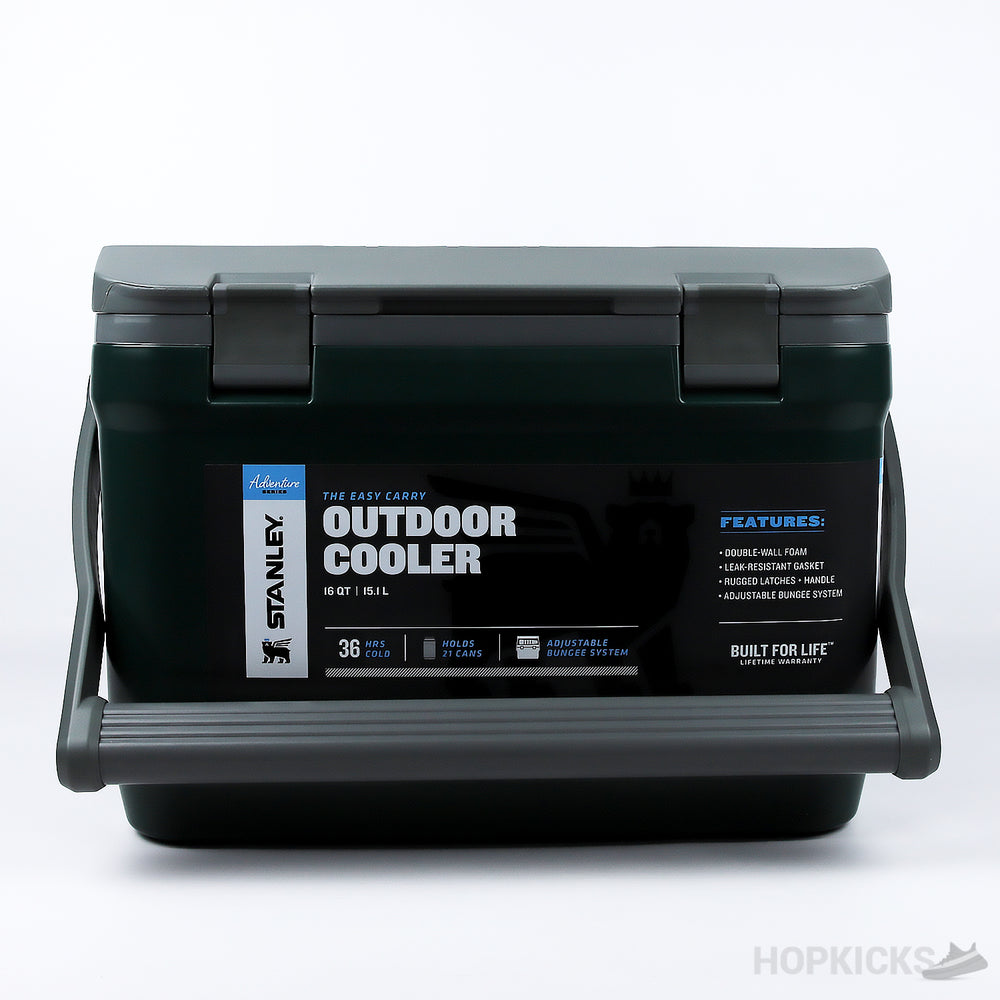 Adventure Easy Carry Outdoor Cooler Green (15.1L) (Dot Perfect)