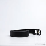 F*rragamo Gancini Buckle Black Gold Belt - Photo 2