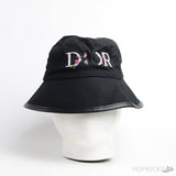 Dior Pink Logo Black Hat - Photo 1