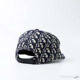 Dior Golden Monogram Logo Navy Cap - Photo 2