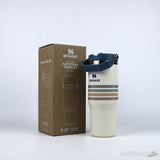 Classic Iceflow Flip Straw Tumbler Cream Strip (887mL) (Premium Batch) - Photo 3