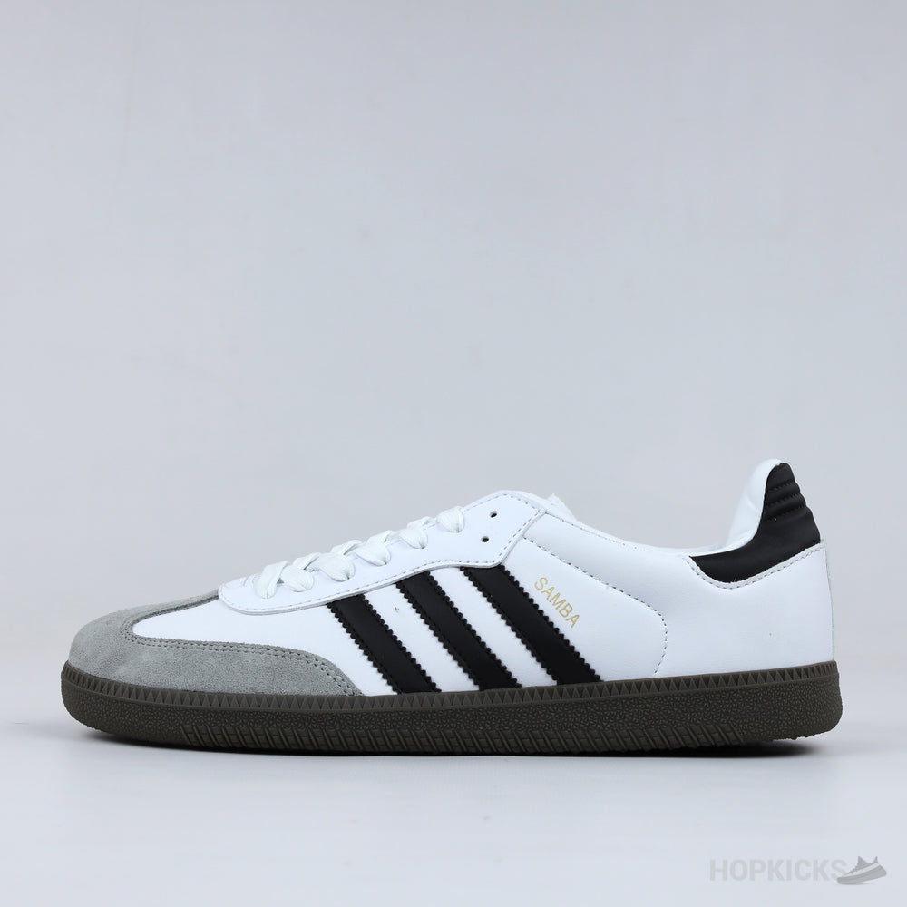 Adidas Samba OG "Cloud White / Core Black / Gum" (Economy Batch)