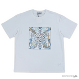 Hermes Multiple Horses Printed White T-Shirt (Imported Premium Finish) - Photo 1
