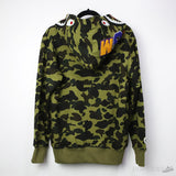 Bape Big ABC Camo Shark Full Zip Hoodie Green - Photo 2
