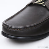 LV Brown Loafers (Dot Perfect) (Slightly Stains) - Photo 5