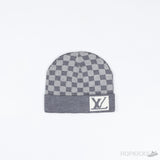 Louis Vuitton Hat, Scarf Set White and Grey - Photo 2