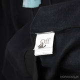Off-White Black Turquoise Hoodie - Photo 4