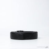 Ferragamo Ganici Black-Gold Buckle Belt - Photo 2