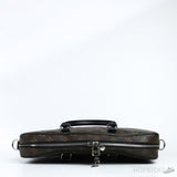L*V Briefcase Porte Documents Voyage Monogram Black Brown - Photo 3