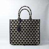 Prada Logo Plaque Monogram Tote Bag (Dot Perfect) - Photo 2