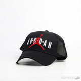 Jordan Legacy 91 Jumpman Air Black Red White Cap - Photo 1