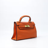 Hermes Epsom Kelly Pochette Clutch Feu Bag (Dot Perfect) - Photo 3