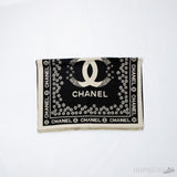 Chanel Women's Large Logo Print Thickened Cashmere Warm Scarf - Photo 2