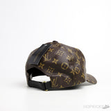 LV Monogram Leather Brown Cap - Photo 2