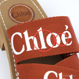 Chloe Chunky Heel Brown Strip (Premium Batch) (Slightly Miss Printed) - Photo 2