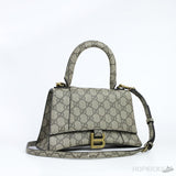 G*cci x B*lenciaga The Hacker Project Small Hourglass Bag - Photo 3