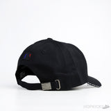 NY Black Logo White Strip Black Cap - Photo 2