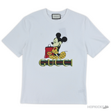 Gucci Mickey Mouse Pinted White T-Shirt (Imported Premium Finish) - Photo 1