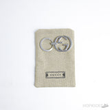 Gucci Logo Keychain Silver Gold & Brass - Photo 2
