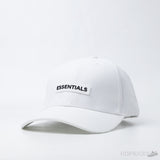 Essentials Baseball Black Logo White Cap - Photo 1