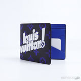 LV Multiple Wallet Monogram Blue - Photo 5