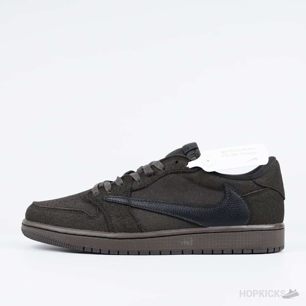 Travis Scott x Air Jordan 1 Low OG Velvet Brown (Dot Perfect)