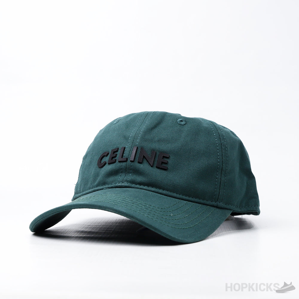 Celine Baseball Green Cap
