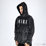 Amiri Cracked Logo-Print Hoodie - Photo 3