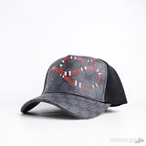 Gucci Snake Jacquard Mesh Cap - Photo 1