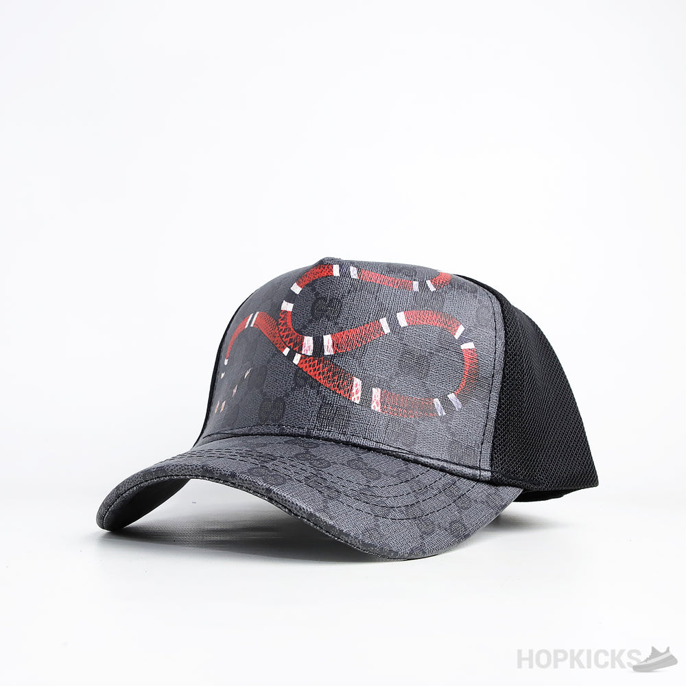 Gucci Snake Jacquard Mesh Cap
