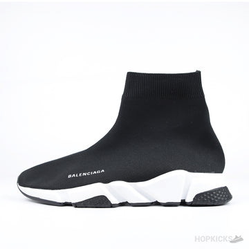 Bale*ciaga Speed Trainers Black White