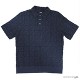 Fendi FF Navy Blue Polo Shirt (Imported Premium Finish) - Photo 1