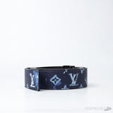 LV Monogram Blue Belt - Photo 2