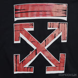 Off-White Black And Red Marker Arrow Hoodie - Photo 5