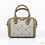 Tory Burch T Monogram Barrel Bag (Dot Perfect) - Photo 1