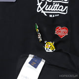 L*V Made Front Pocket Badges Black T-Shirt - Photo 4