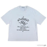 GIVENCHY Logo Print Cotton White T-Shirt (Imported Premium Finish) - Photo 1