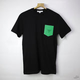 Bottega Veneta Green Logo Black T-Shirt - Photo 1