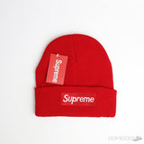 Supreme New Era Box Logo Red Beanie - Photo 1