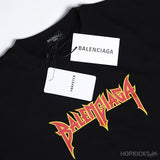 Bale*ciaga Metal Logo T-shirt - Photo 4