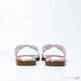 Hermes Oran Flat Sandal White Silk Print Lining (Premium Plus Batch) - Photo 8