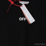 Off-White Warning Arrow Black T-Shirt - Photo 3